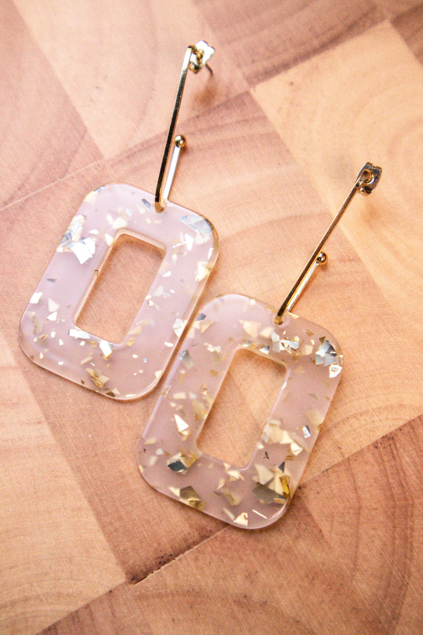 Earrings by FeSendra | Acetate | Fine Gold - Gold plated brass