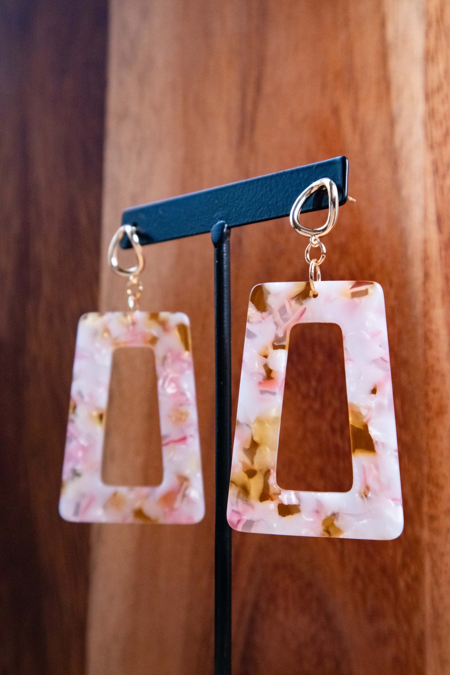 Earrings by FeSendra | Acetate | Fine Gold - 18 Carat Gold