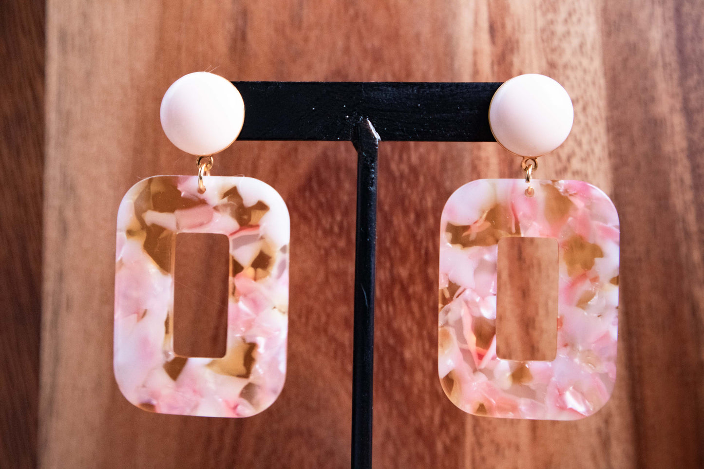 Earrings by FeSendra | Acetate + cabochon resine | colors