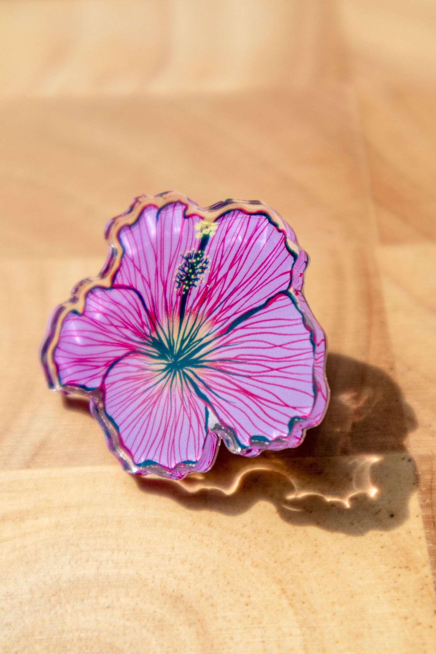 Acrylic pin | Flower