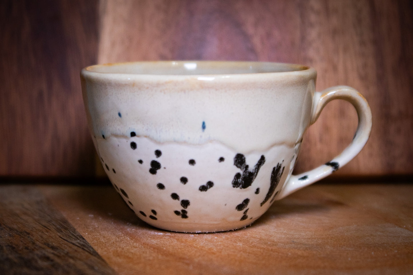 Cup of tea and coffee/cappuccino