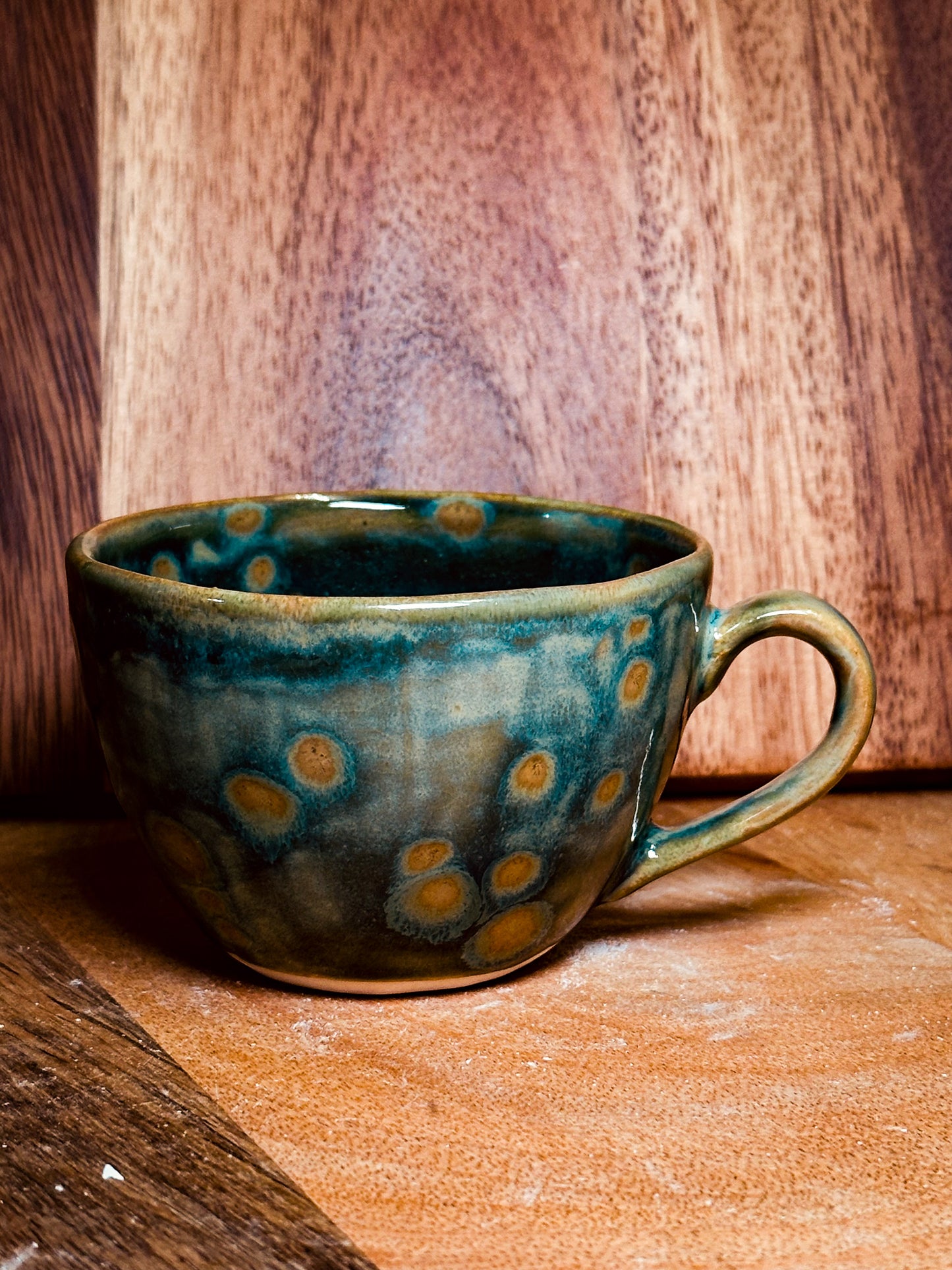 Cup of tea and coffee/cappuccino