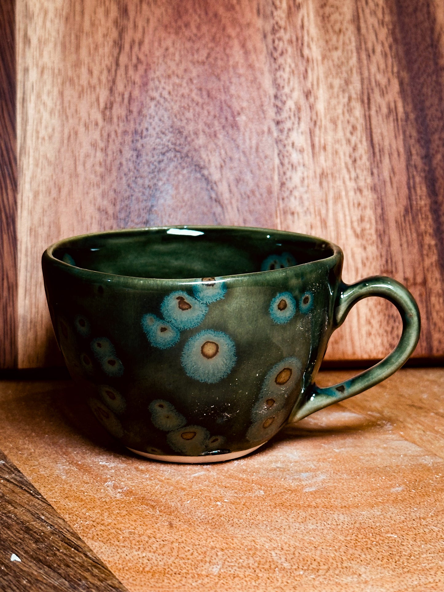 Cup of tea and coffee/cappuccino