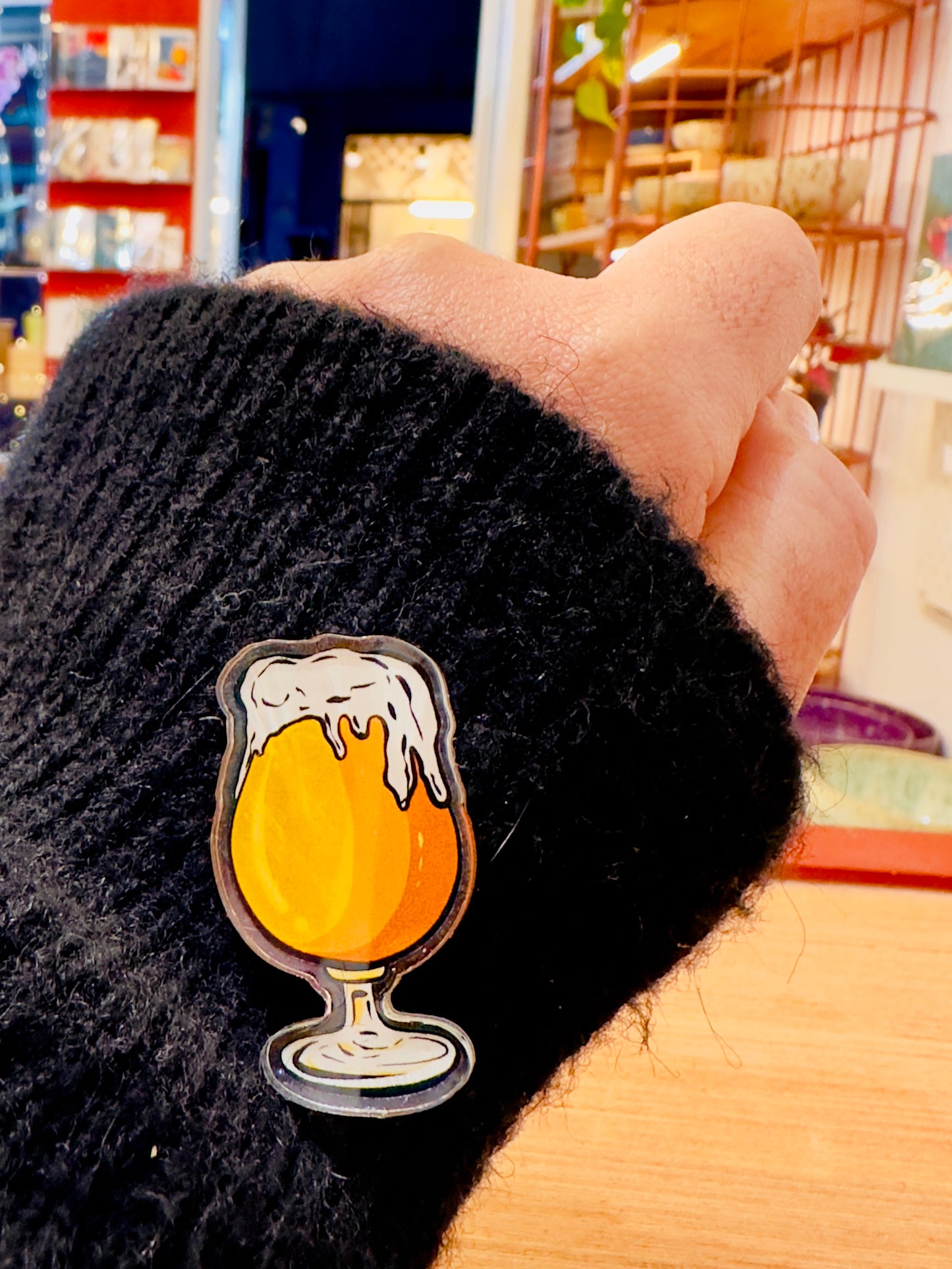 Acrylic pin | BEER