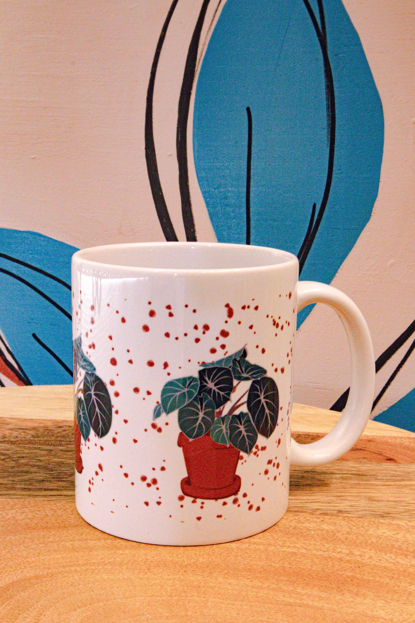 Ceramic mug with exclusive print - Plant