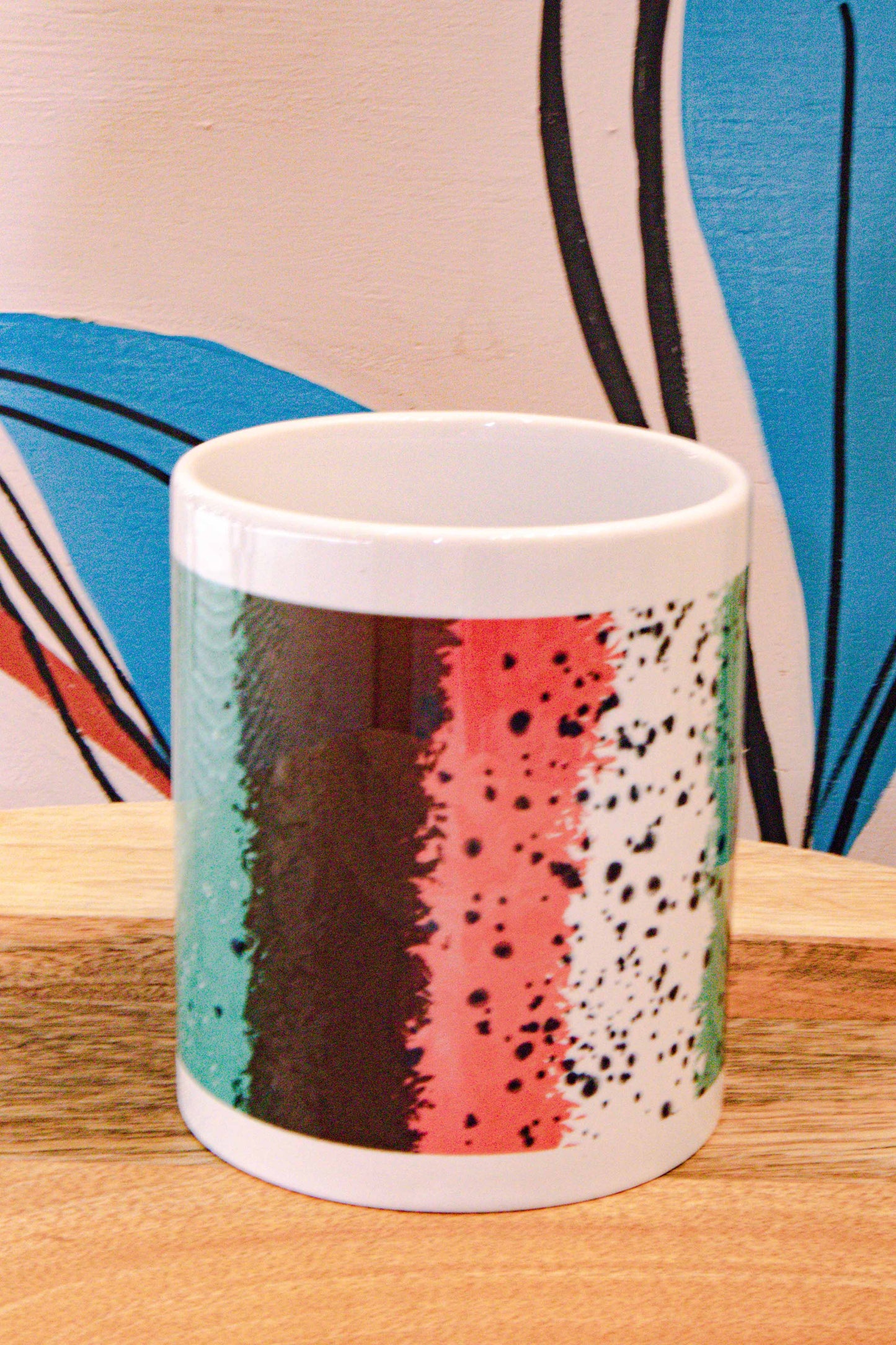 Ceramic mug with exclusive print - Abstract