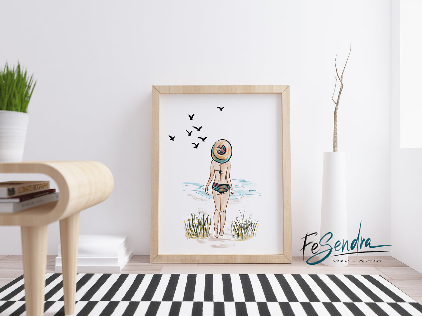 Printed Poster - Summer time by FeSendra