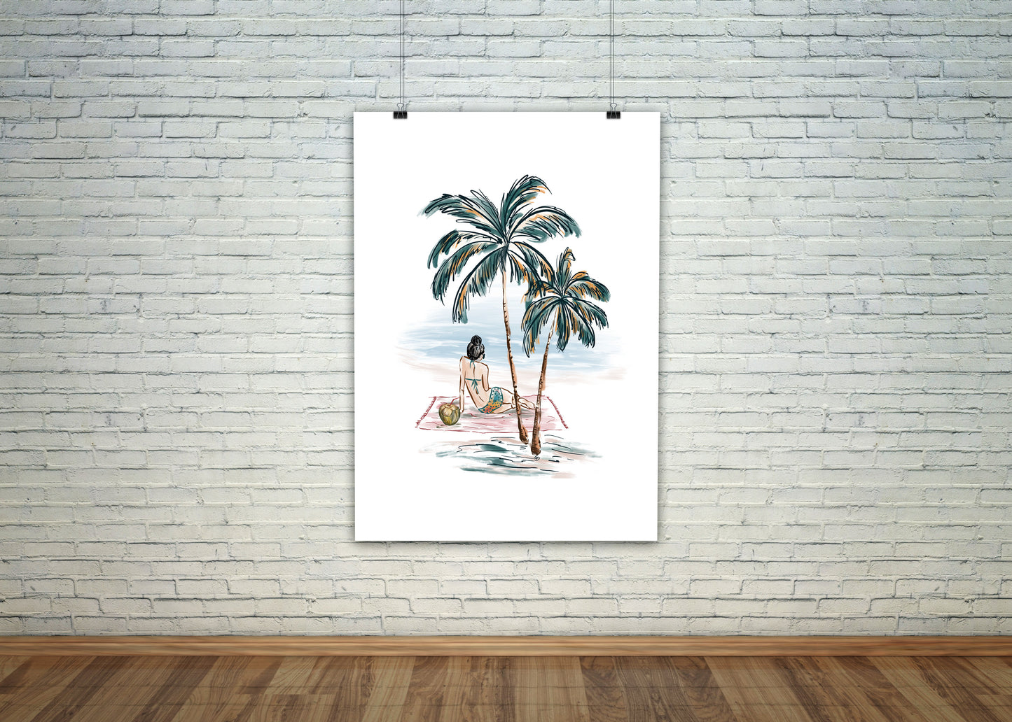 Printed Poster - Summer time by FeSendra