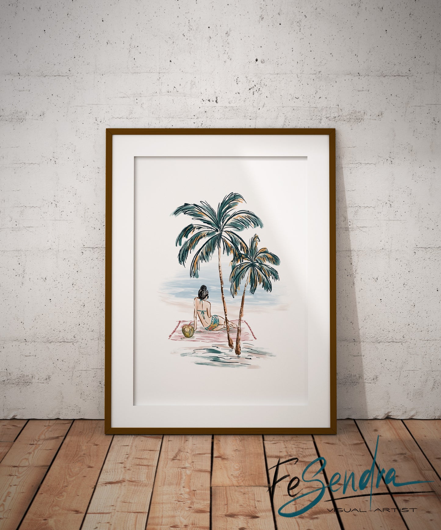 Printed Poster - Summer time by FeSendra