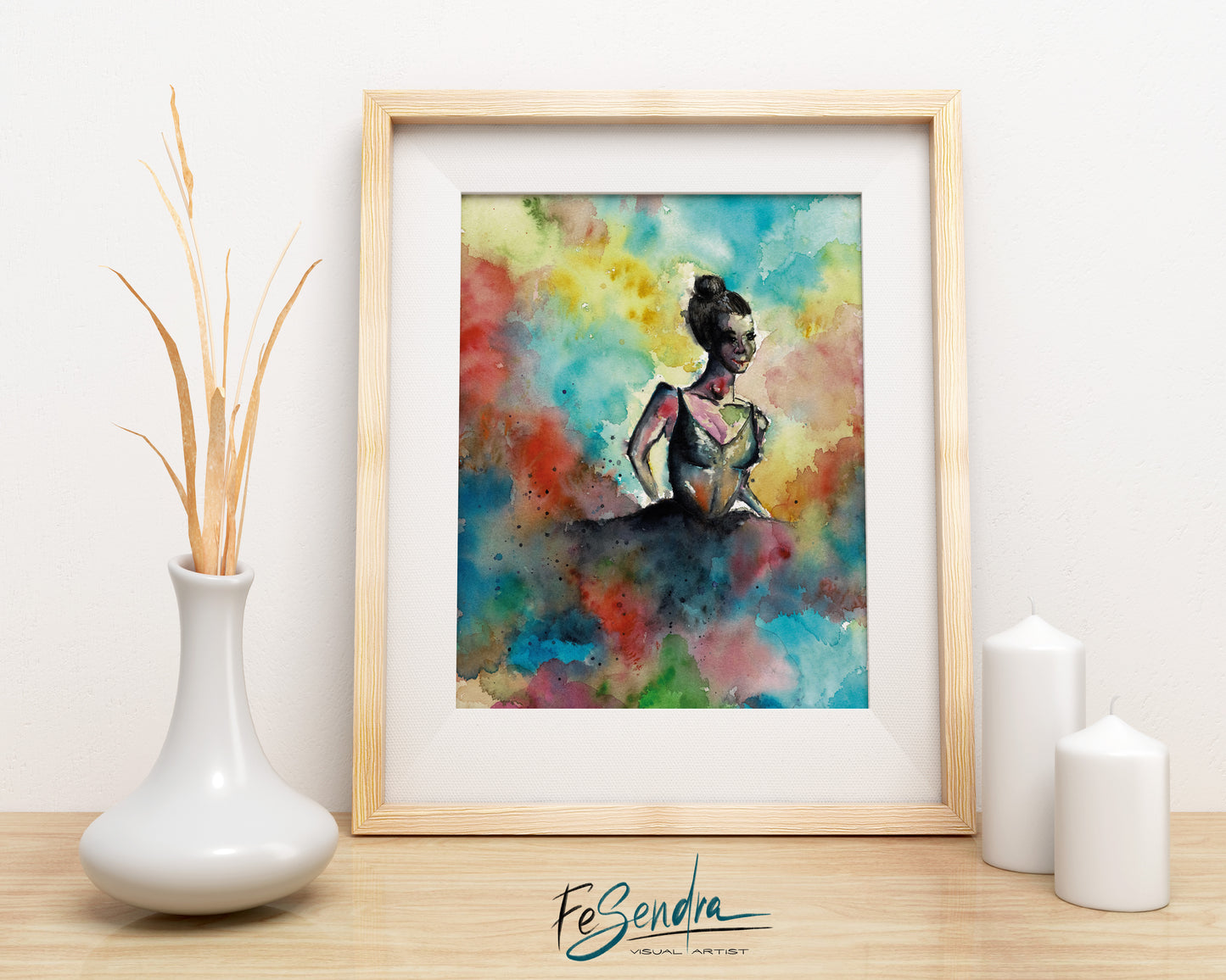 Printed Poster - Dancer by FeSendra