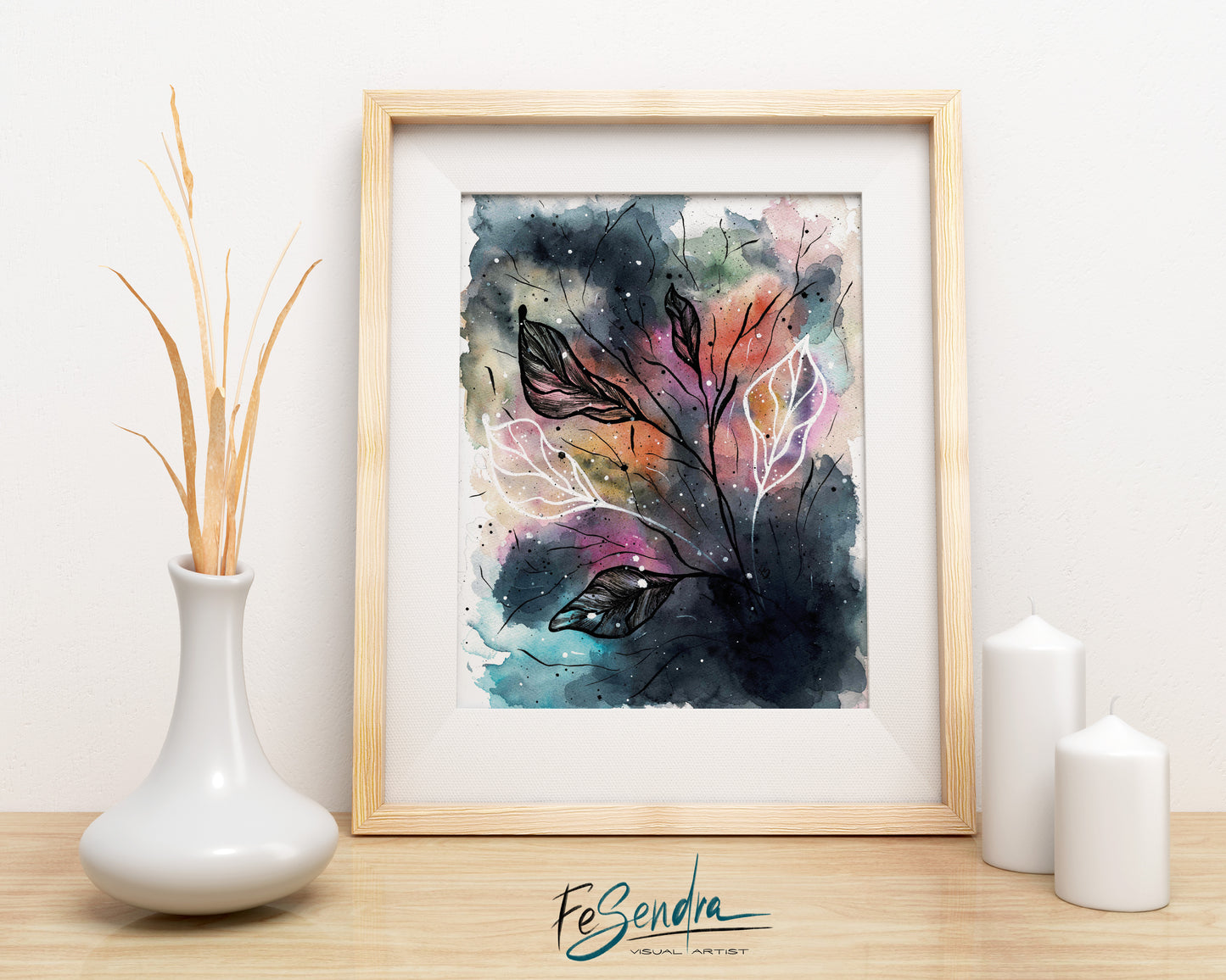 Printed Poster - Nature and colors by FeSendra