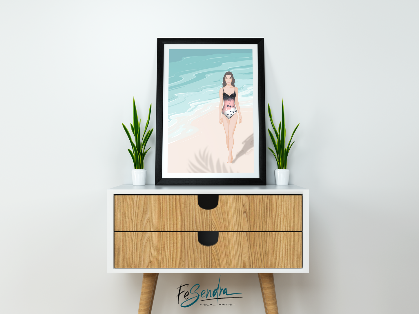 Printed Poster - Summer time by FeSendra