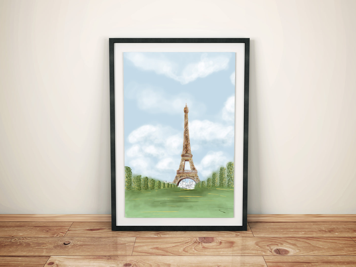 Printed Poster - La tour Eiffel
