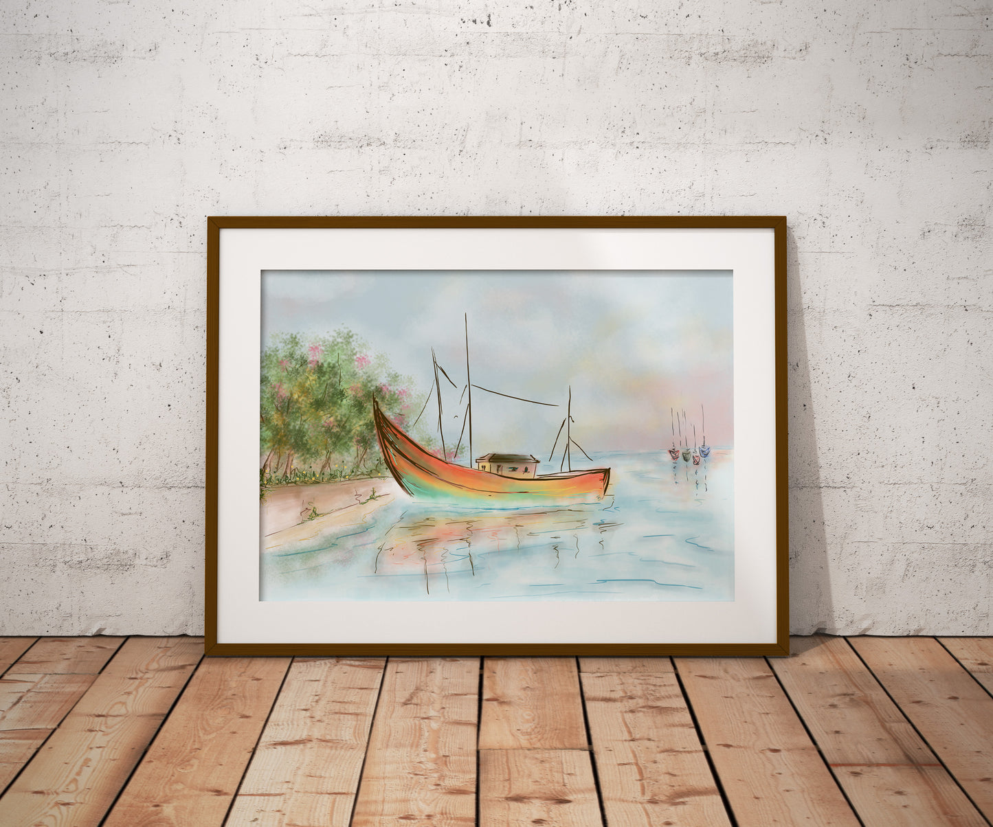 Printed Poster - Boat
