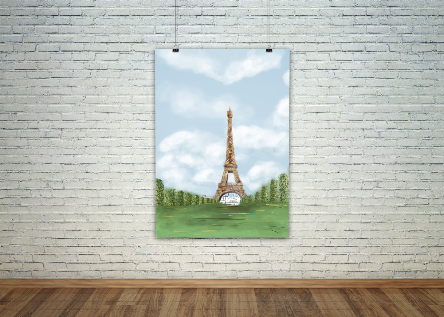 Printed Poster - La tour Eiffel