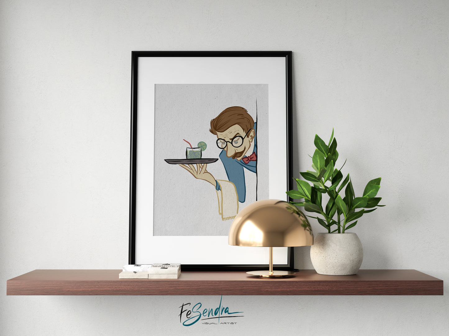 Printed Poster  | At your service by FeSendra