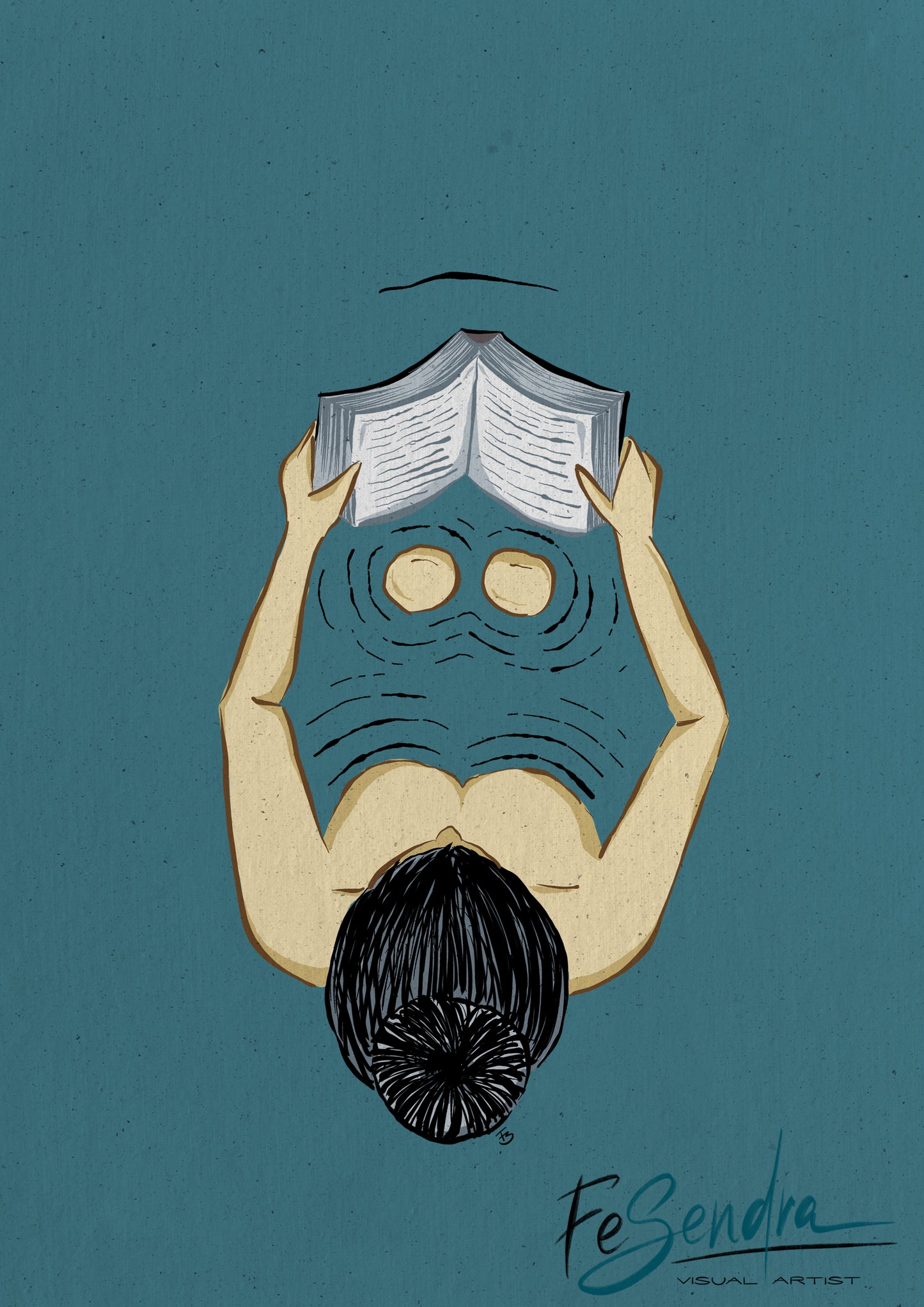 Printed Poster  | Just relax by FeSendra