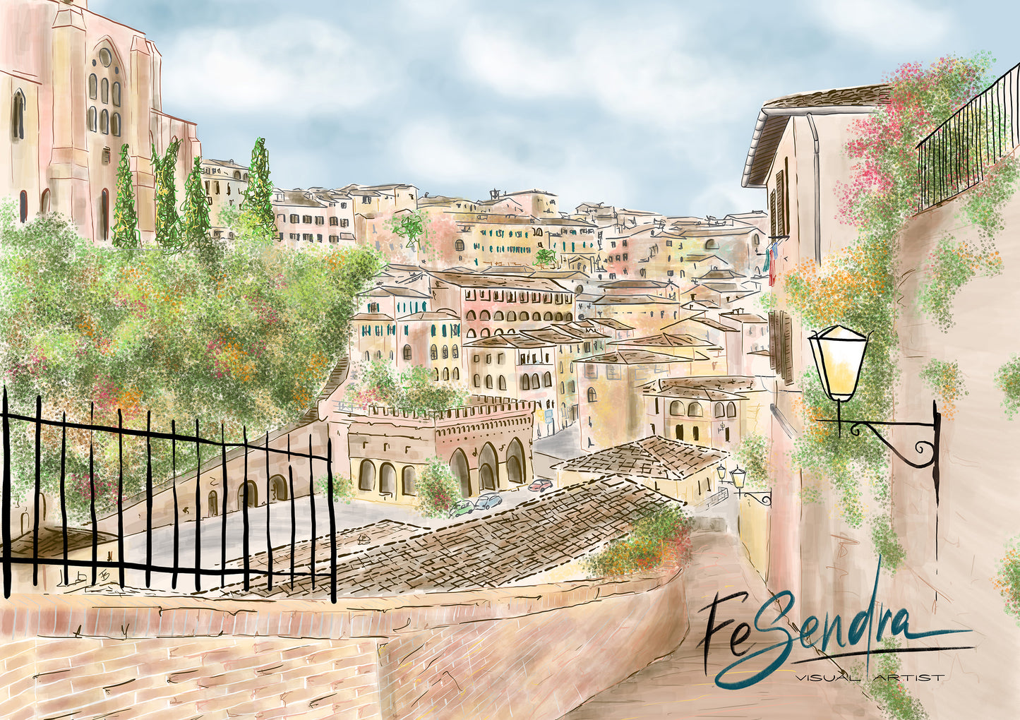 Printed Poster - Siena