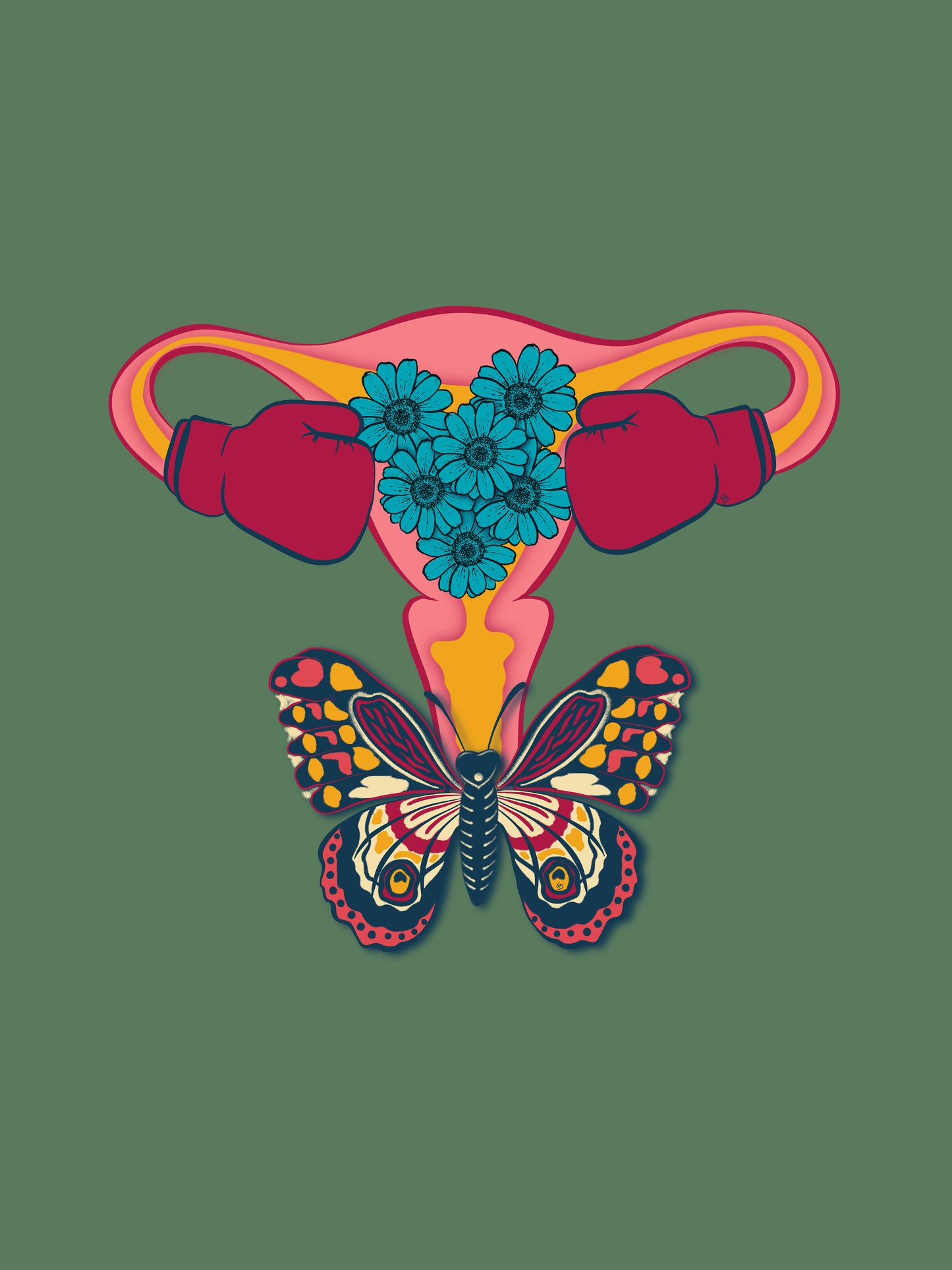 Printed Poster  | like a girl by FeSendra