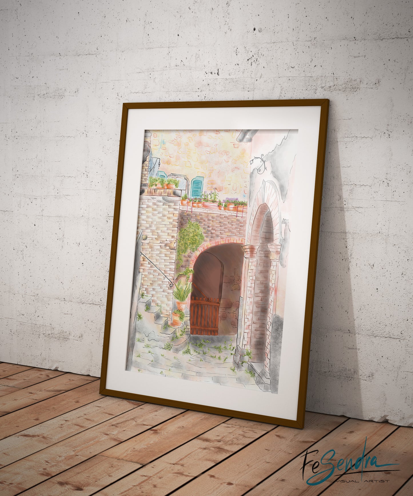 Printed Poster - Petit Village