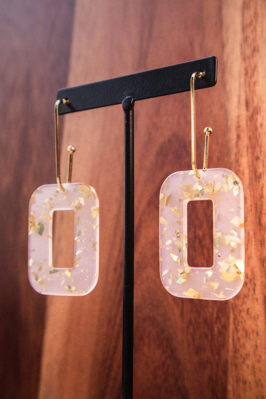 Earrings by FeSendra | Acetate | Fine Gold - Gold plated brass