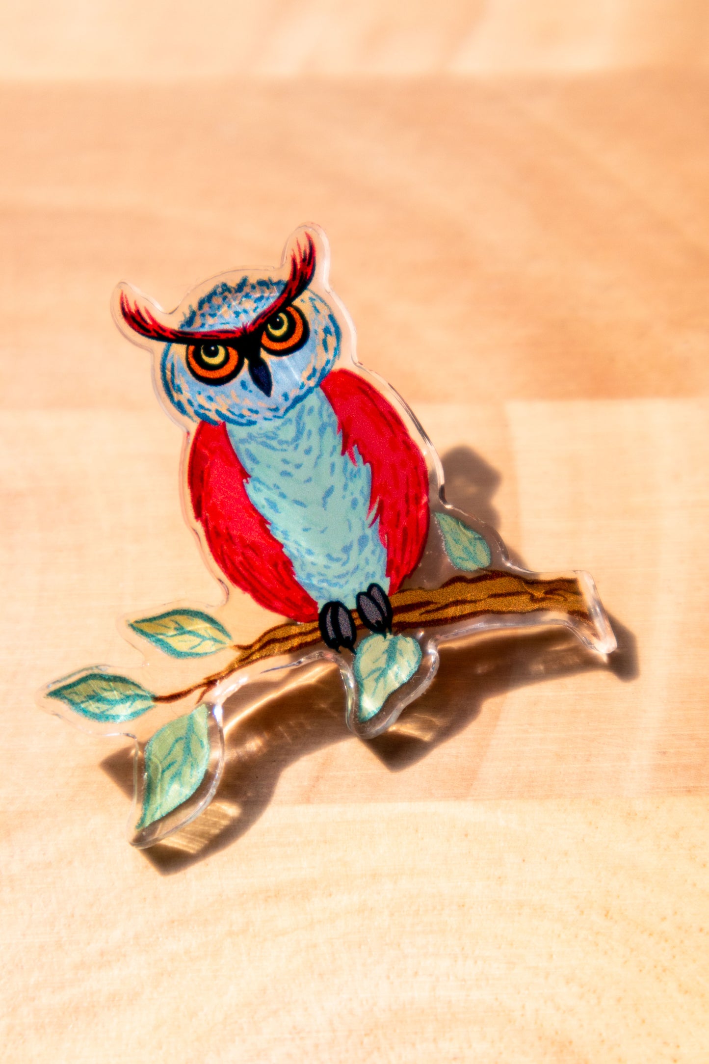 Acrylic pin | Owl
