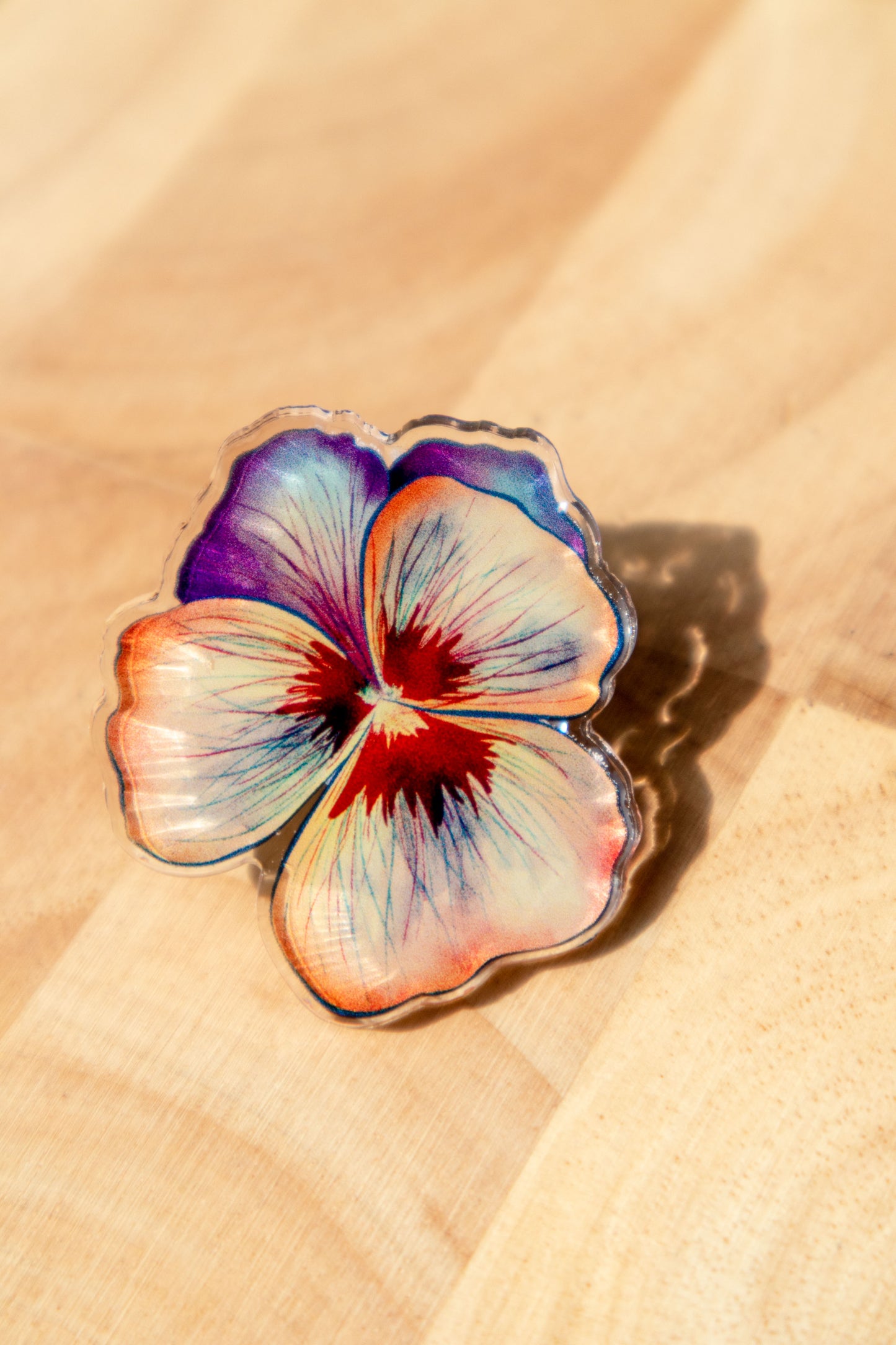 Acrylic pin | Flower