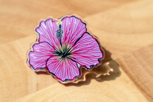 Acrylic pin | Flower