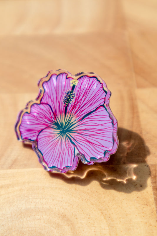 Acrylic pin | Flower