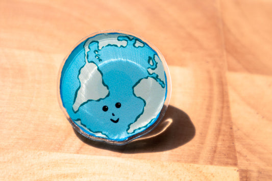 Acrylic pin | World