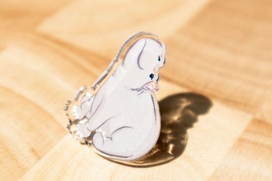 Acrylic pin | Hippo