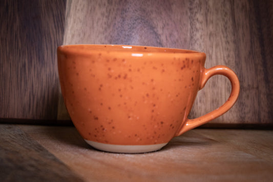 Cup of tea and coffee/cappuccino