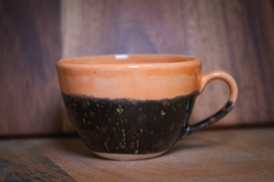 Cup of tea and coffee/cappuccino