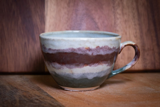 Cup of tea and coffee/cappuccino