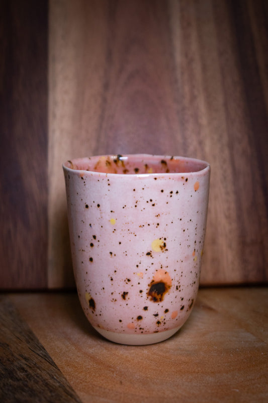 Handmade ceramic cup | blue