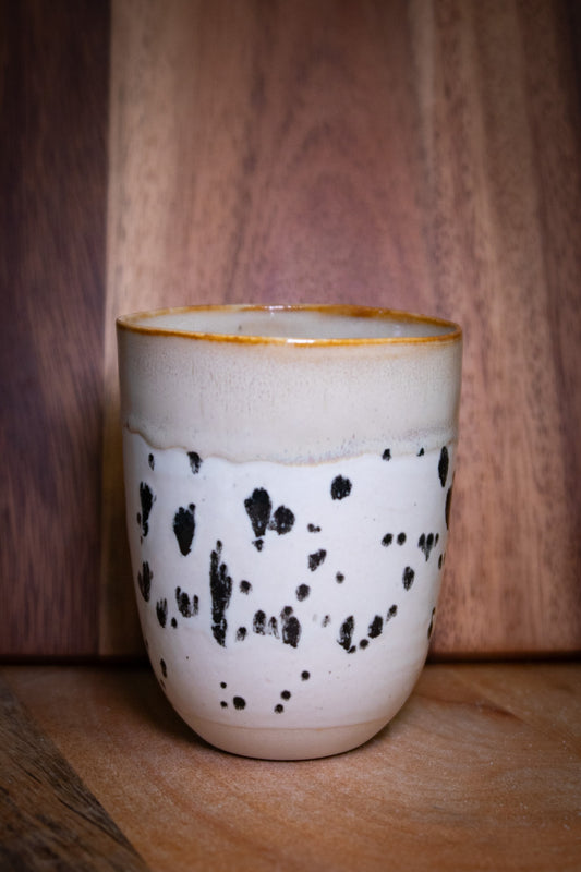 Handmade ceramic cup | blue
