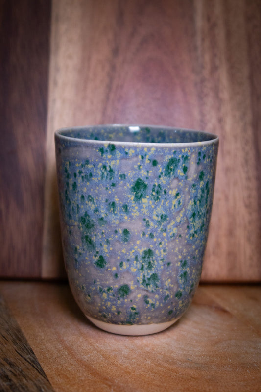 Handmade ceramic cup | blue