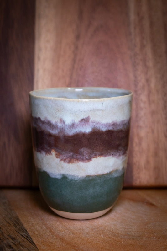 Handmade ceramic cup | blue
