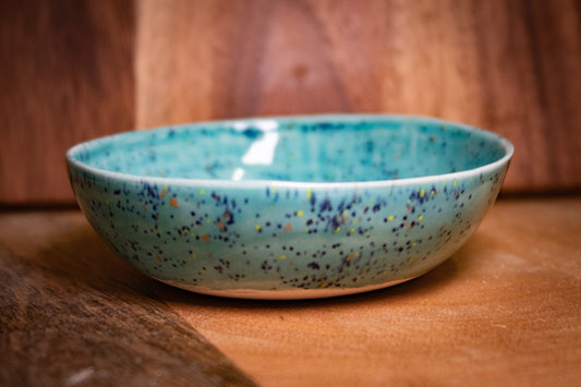 Unique ceramic flat bowl S- Handmade by FeSendra |