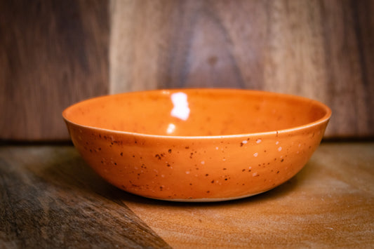 Unique ceramic flat bowl S- Handmade by FeSendra |
