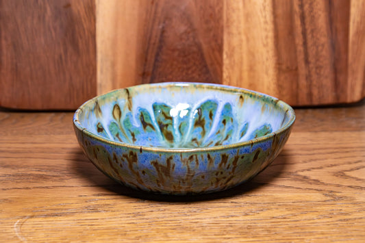Unique ceramic flat bowl S- Handmade by FeSendra |