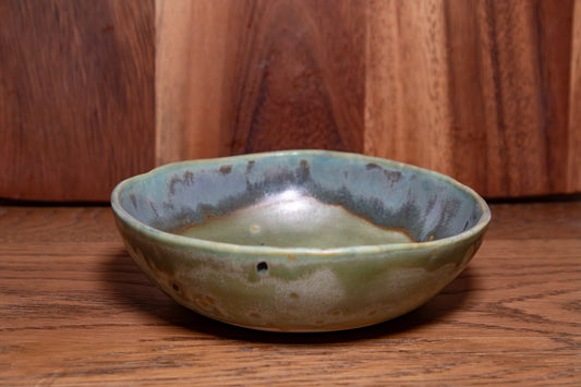 Unique ceramic flat bowl S- Handmade by FeSendra |