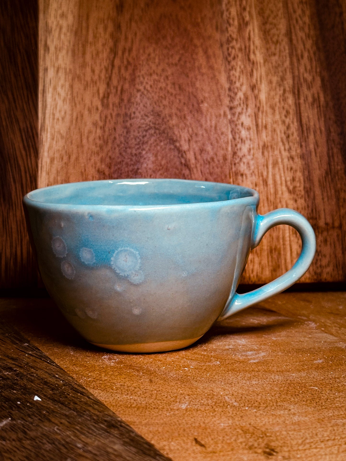 Cup of tea and coffee/cappuccino