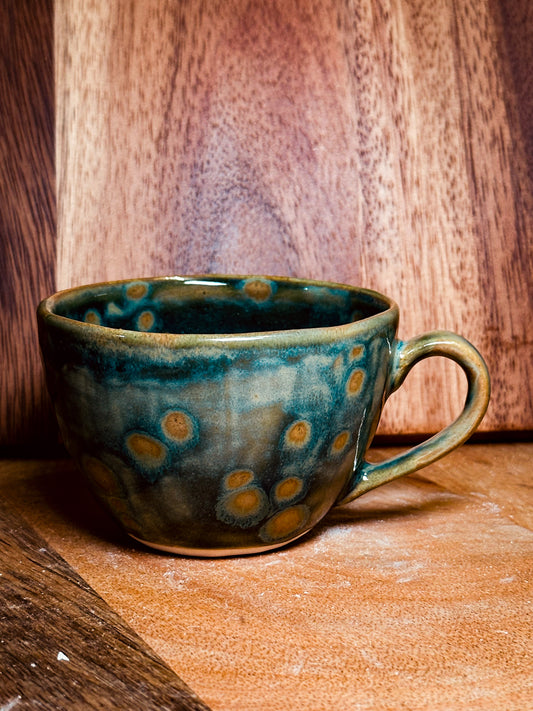 Cup of tea and coffee/cappuccino