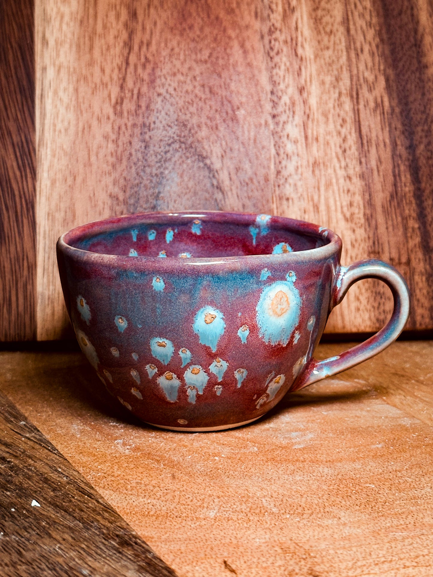 Cup of tea and coffee/cappuccino
