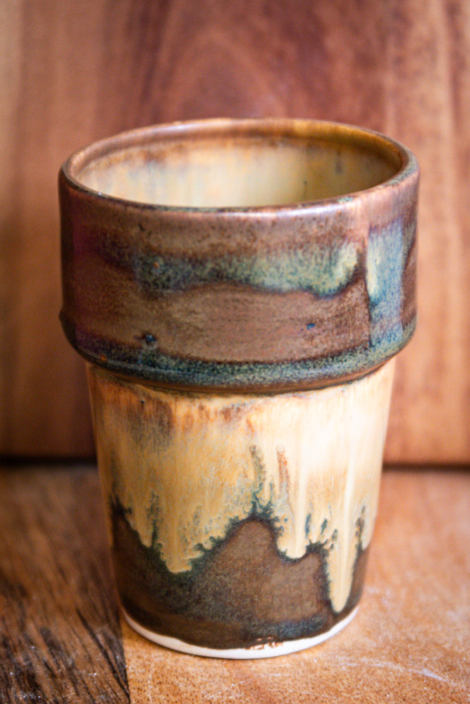 Handmade ceramic cup