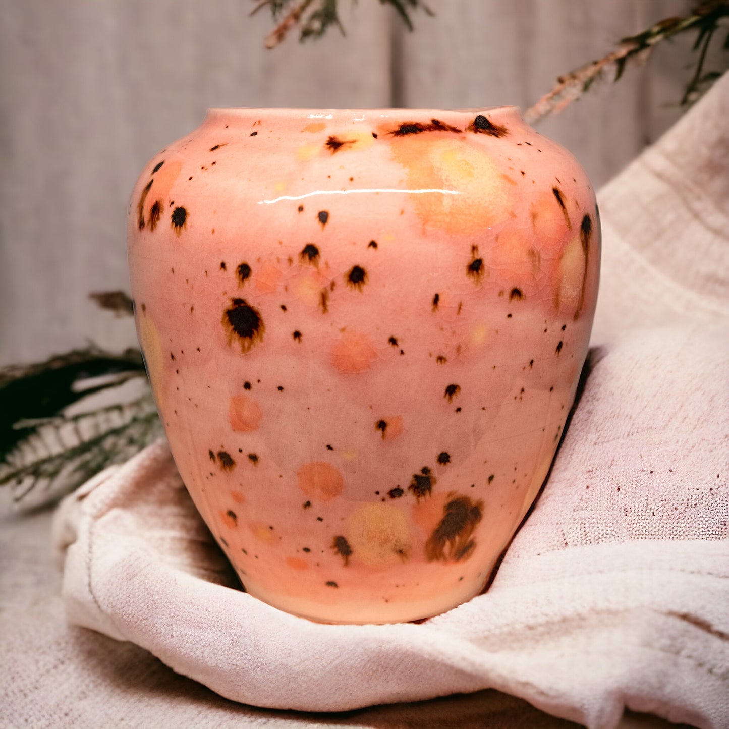 Ceramic vase | Handmade by FeSendra | Rose