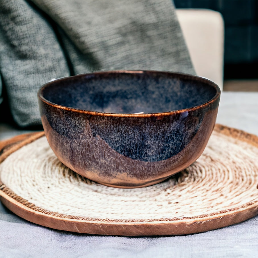Unique ceramic bowl - Handmade by FeSendra | Blue