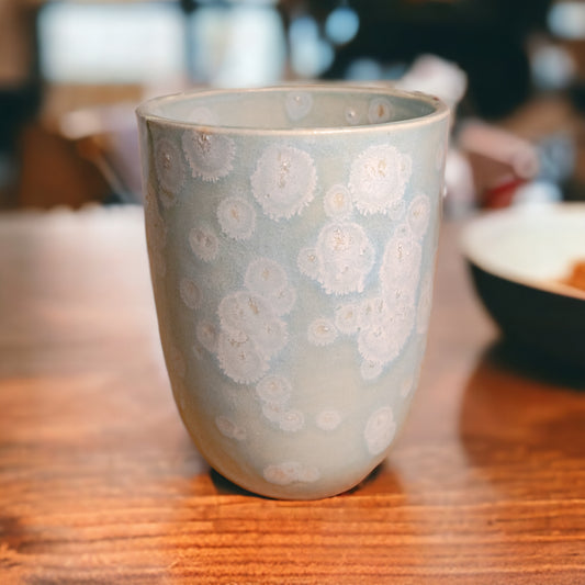 Handmade ceramic cup | blue