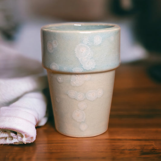 Handmade ceramic cup | turquoise